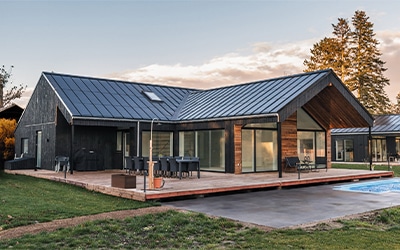 Roofit solar house